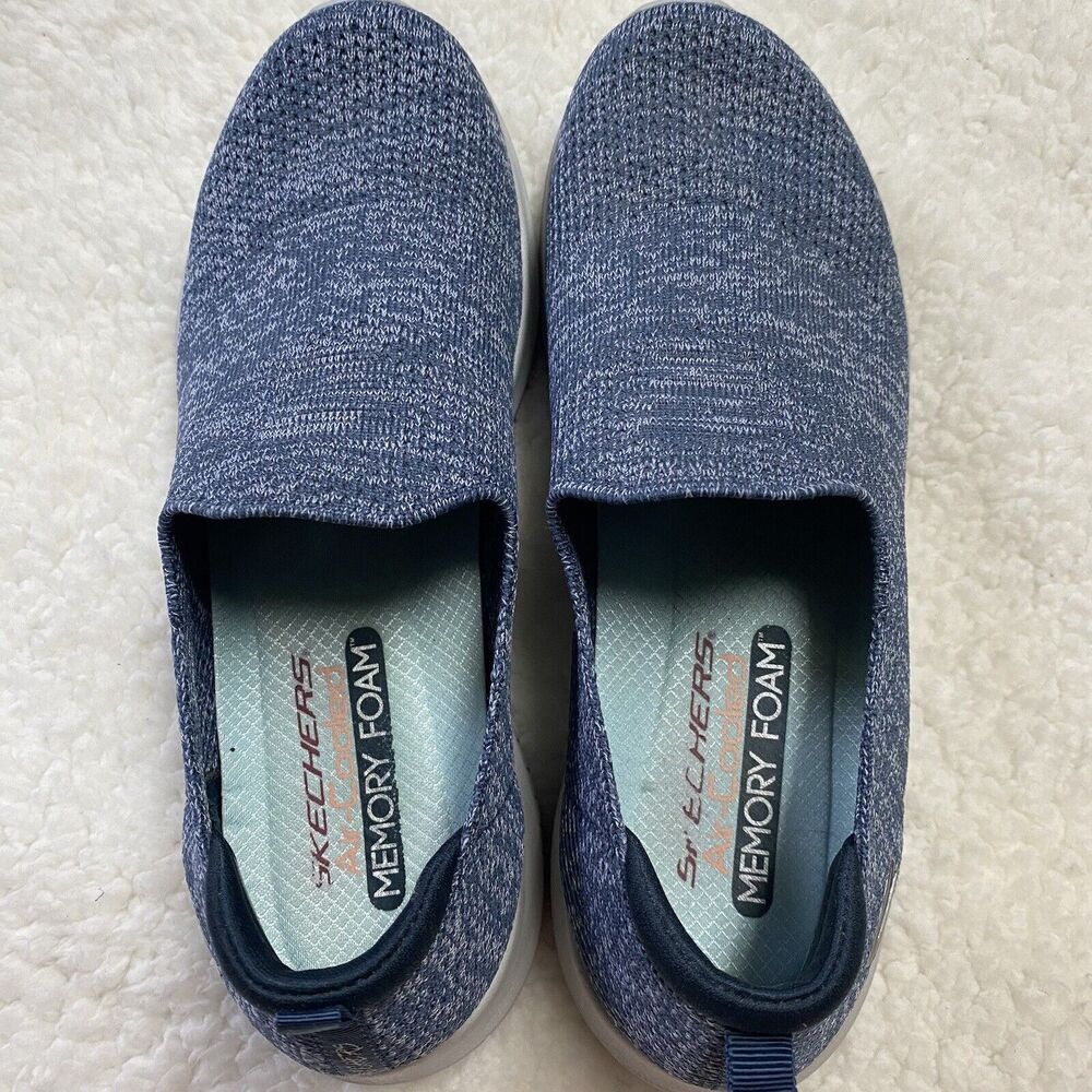 Skechers Slip On Size 8.5 Women Shoes Air Cooled Memory Foam Sneaker Slide - Picture 6 of 10